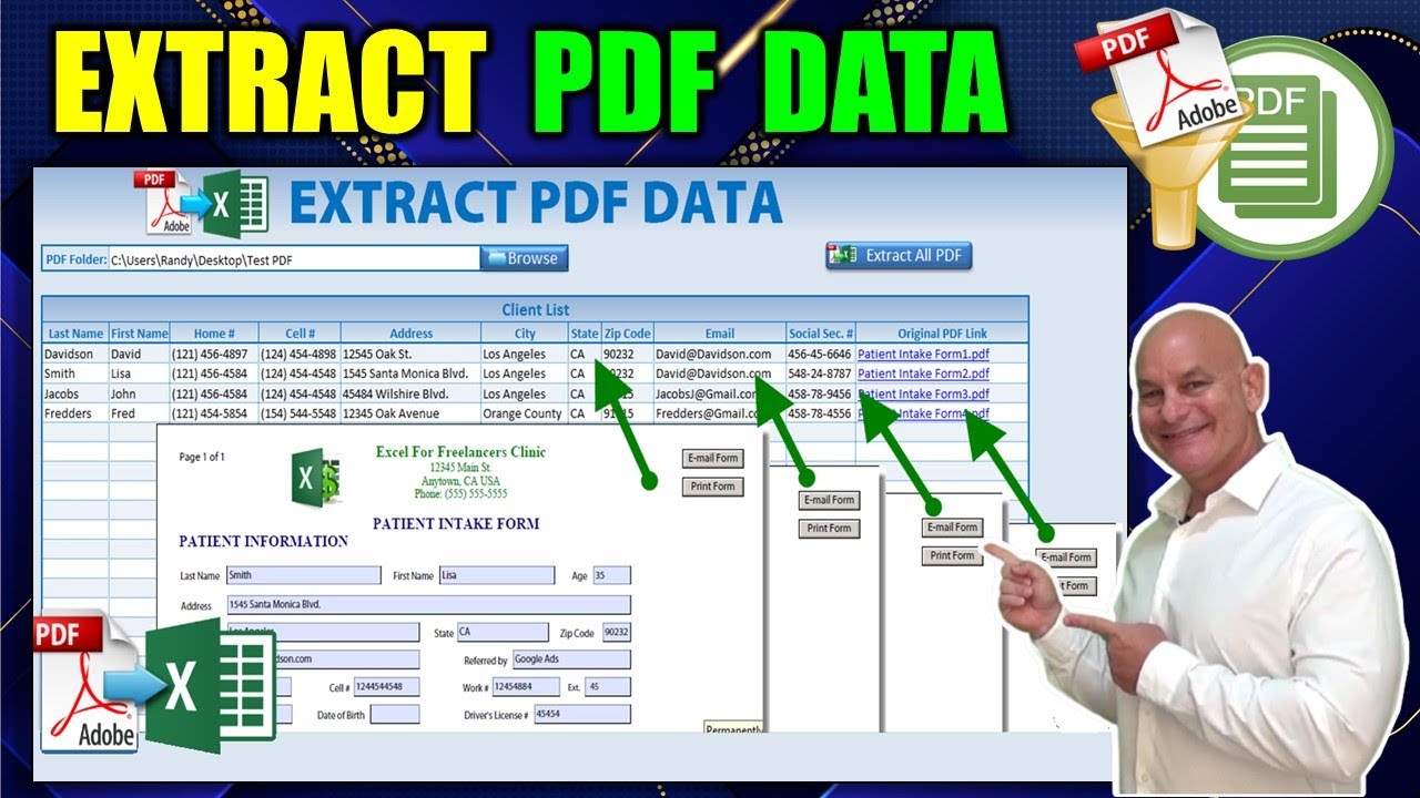 Pdf Chart To Excel