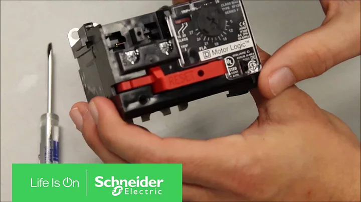 Manually Tripping a Motor Logic™ Solid State Overload Relay | Schneider Electric Support