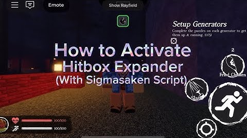 How to Activate Hitbox Expander (Sigmasaken Script) 🗿| Forsaken