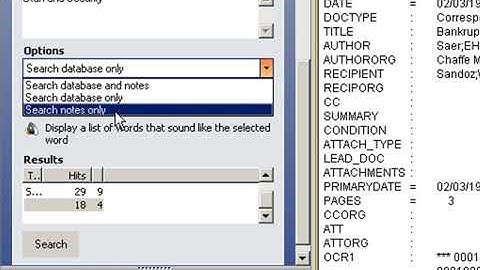 Concordance Training 07:   Searching