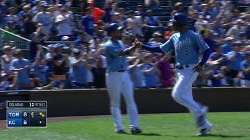TOR@KC: Royals score two to take lead on error