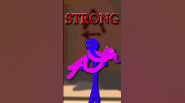 Strong Man!!! #shorts #short #animation #stickman #girlfriends #csgo #cs #strong