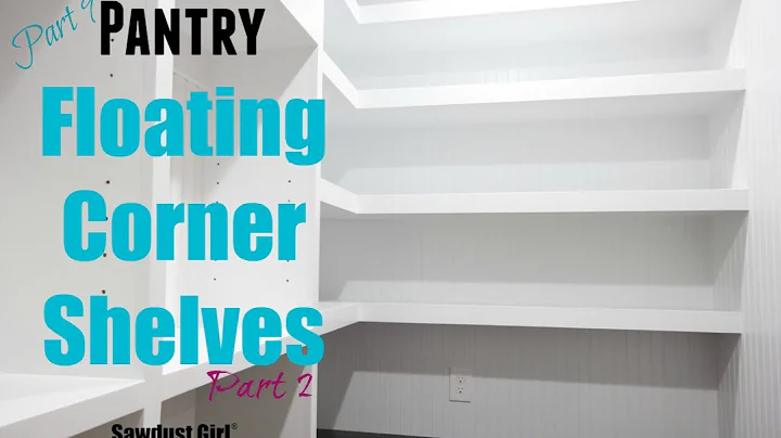 How to Build DIY L-Shaped Floating Shelves - (Part...
