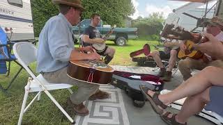 Gaven Largent playing Dobie Dobro at Galax aug 11 2026