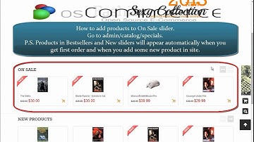 Megastore osCommerce theme - customization video manual