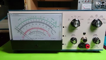 Heathkit IM 5228 VTVM Teardown and Rebuild
