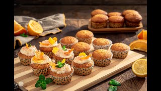 видео: Лесна рецепта за неустоими портокалови мъфини картинка: Лесна рецепта за неустоими портокалови мъфини