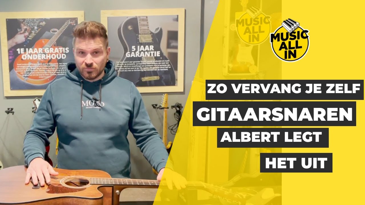 iets Industrieel Goot Zelf je snaren vervangen op je gitaar? Zo doe je dat! - Music All In