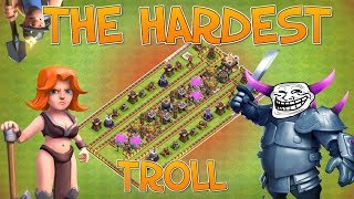 We Made The Worlds Best Troll Base In Clash Of Clans - Super Hard