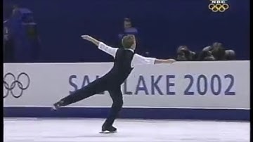 Timothy Goebel Quad Salchow Triple Toeloop & 4S+3T, Quad Salchow at Olympic Games 2002 FS