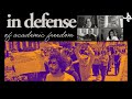 In defense of academic freedom defamation intimidation and suspension  featuring jodi dean a