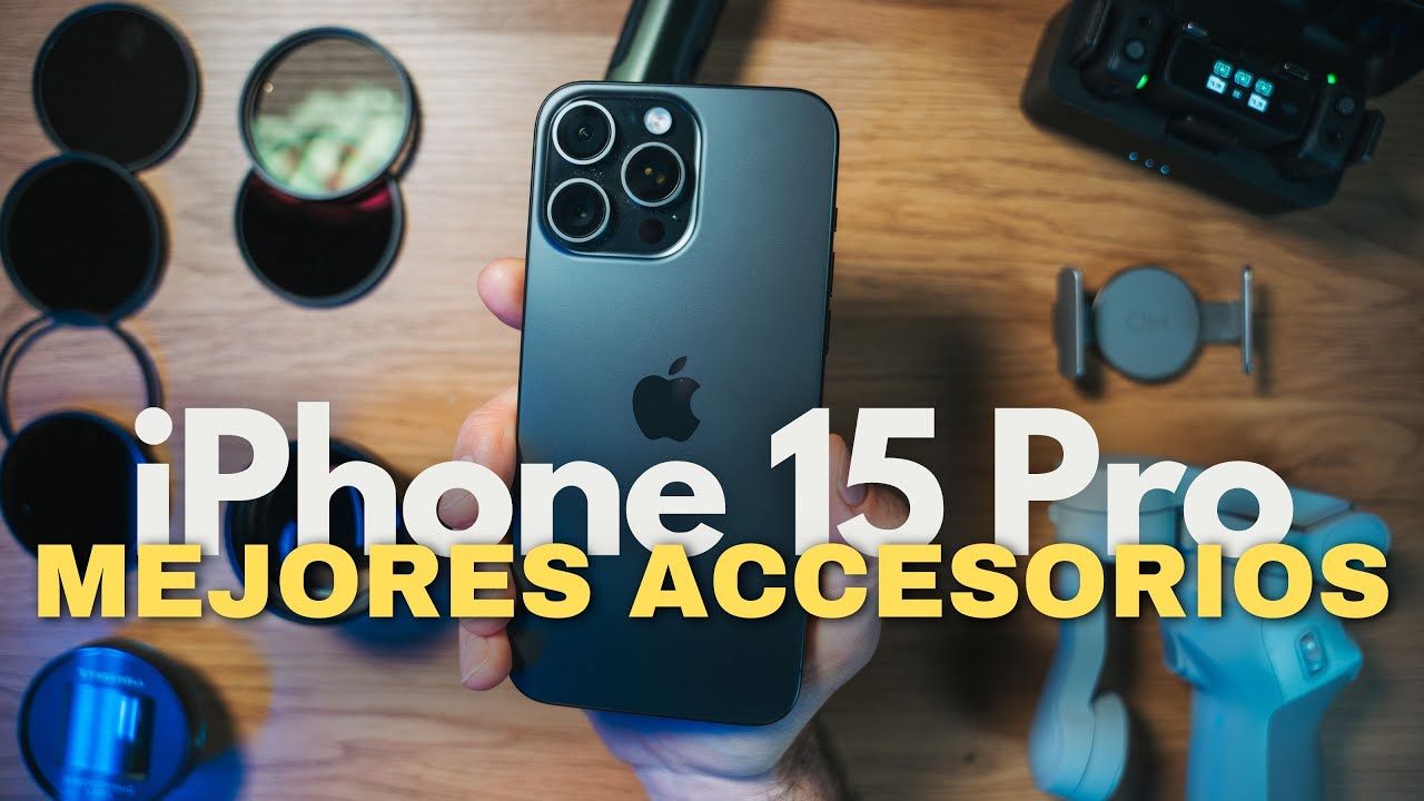 Mis ACCESORIOS FAVORITOS para el iPhone 15 Pro 🎥 FOTOGRAFÍA Y VÍDEO 