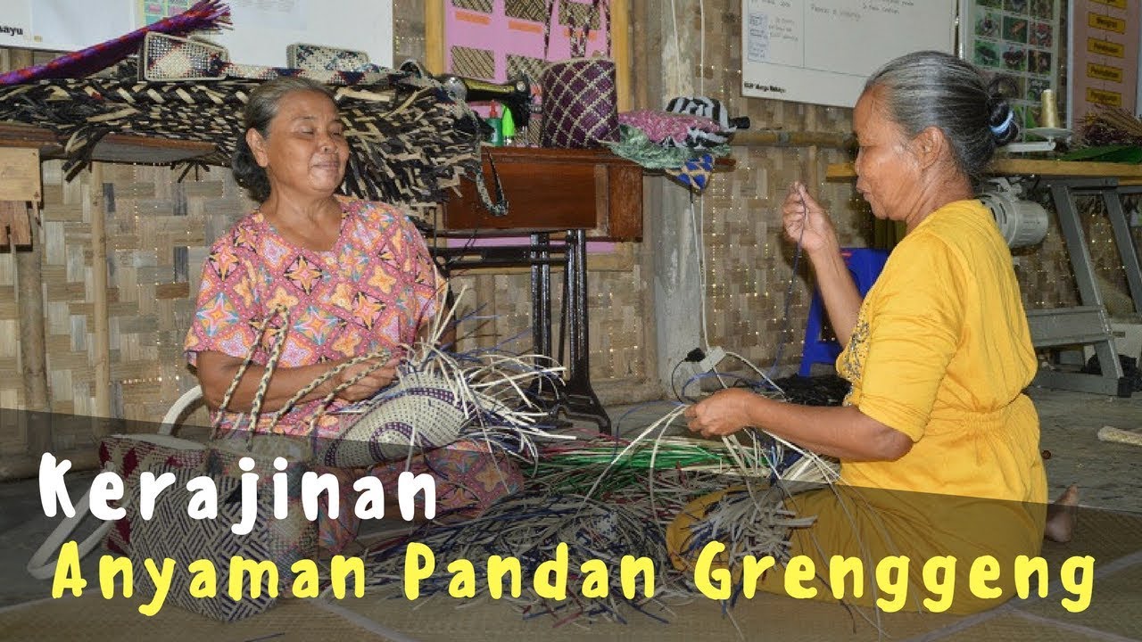  Kerajinan  Anyaman  Pandan  Grenggeng Kebumen  YouTube