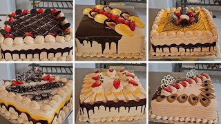 10 Pasteles cuadrados para 40 personas muy fáciles de decorar