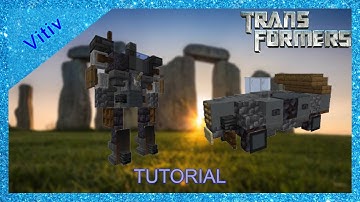 Transformers Hot Rod in Minecraft - 1:1 Scale - Tutorial