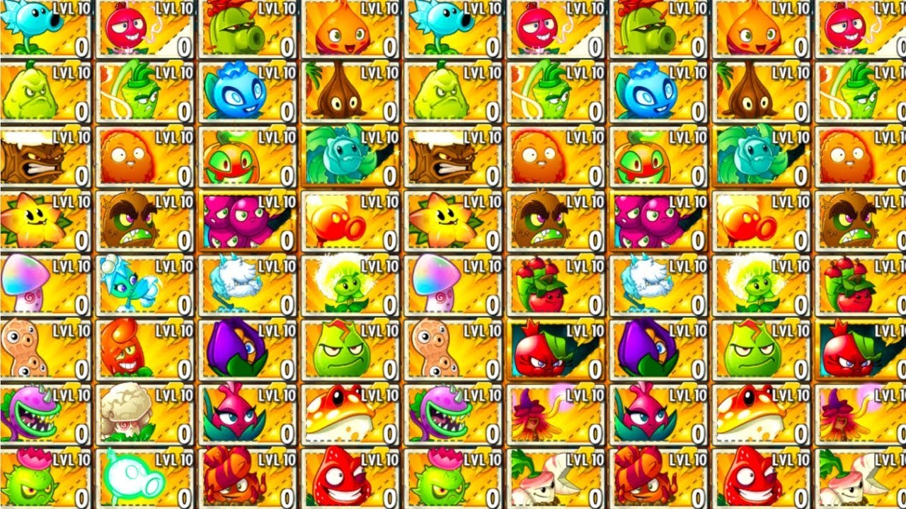 Plants Vs Zombies 2  All Premium Plants! All Plant-food Challenge (PVZ2  Version 8.8.1) 