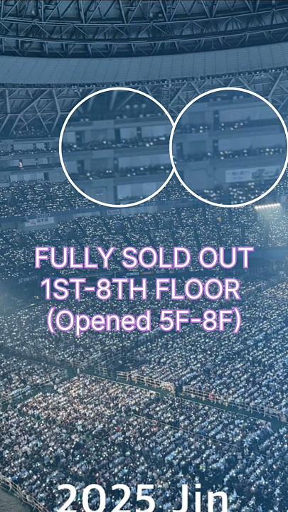 KIM SEOKJIN✨JAPAN SOLD OUT OSAKA KYOCERA DOME #runseokjin_eptour#jin_tour_japan#진#ジン#김석진#jin#seokjin