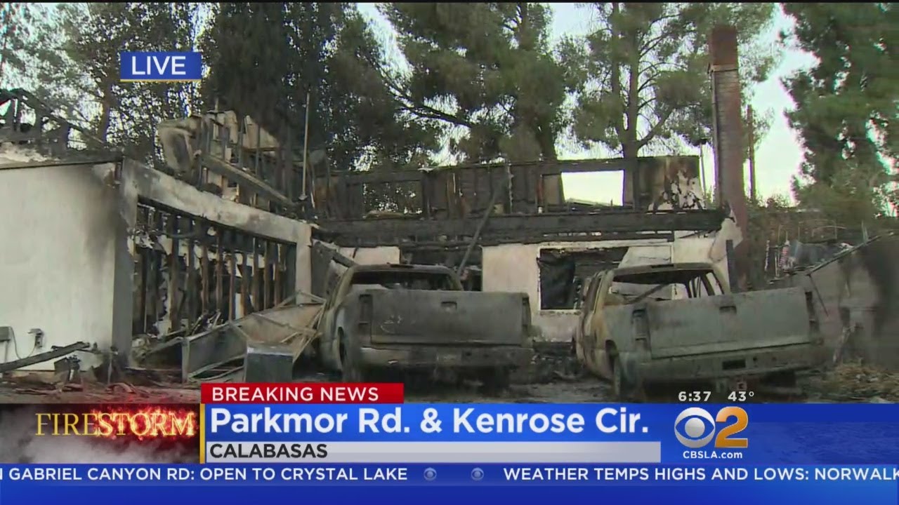 Smoldering Rubble All That's Left Of Several Malibu, Calabasas Homes