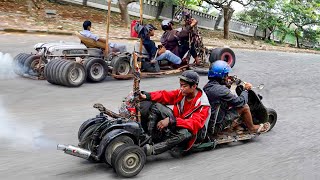 : Riding Cheapest Handmade Iron Scooters of Indonesia