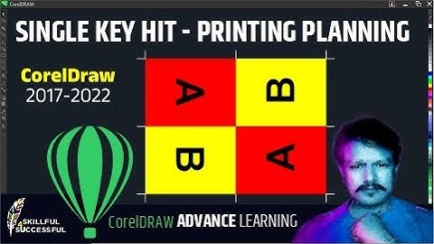 Automatic Front & Back Pasting-Planning for Printing, Offset or Digital in CorelDraw ! Corel Draw