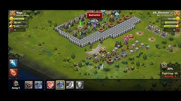 Throne Rush: Attack0023 with Right Strategy and Timely Deployment of Army
