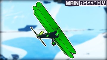 I Finally Built a Plane and Learned How To Fly! (Main Assembly Gameplay)