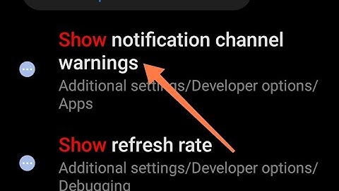 show notification channel warning set kaise kare, developer mode setting redmi k20 pro