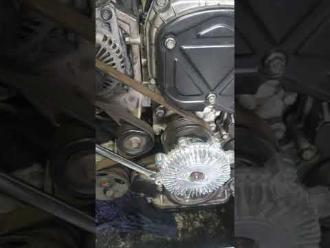 Hyundai Iload D4CB Diesel Engine Drive Belt Replacement