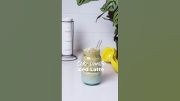 Coke Vanilla Iced Latte Recipe ⬇️ #coffee #coffeelover #asmr #coffeeaddict #coffeeshop #coffeetime