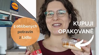 5 oblíbených potravin z Lidlu, které kupuji