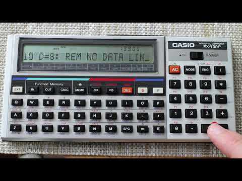 Casio FX-730P Pocket