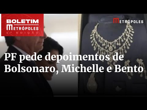 PF pedirá depoimento de Bolsonaro, Michelle, Bento e mais três no caso das joias