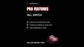 Koller Secret PRO Feature no.4: Kill Switch #hidephoto #hidevideo #hidefile #android