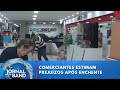 Comerciantes de Porto Alegre estimam prejuízos em lojas devido às enchentes | Jornal da Band