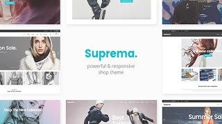 Suprema - Multipurpose eCommerce Theme Free Download