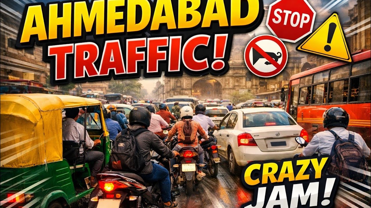 Ahmedabad Crazy Traffic 