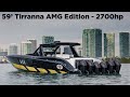 Cigarette AMG Tirranna 59' Racing Boat - 2700HP | VIDEO