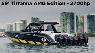 Cigarette AMG Tirranna 59' Racing Boat - 2700HP | VIDEO