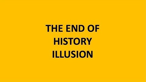 The End of History Illusion