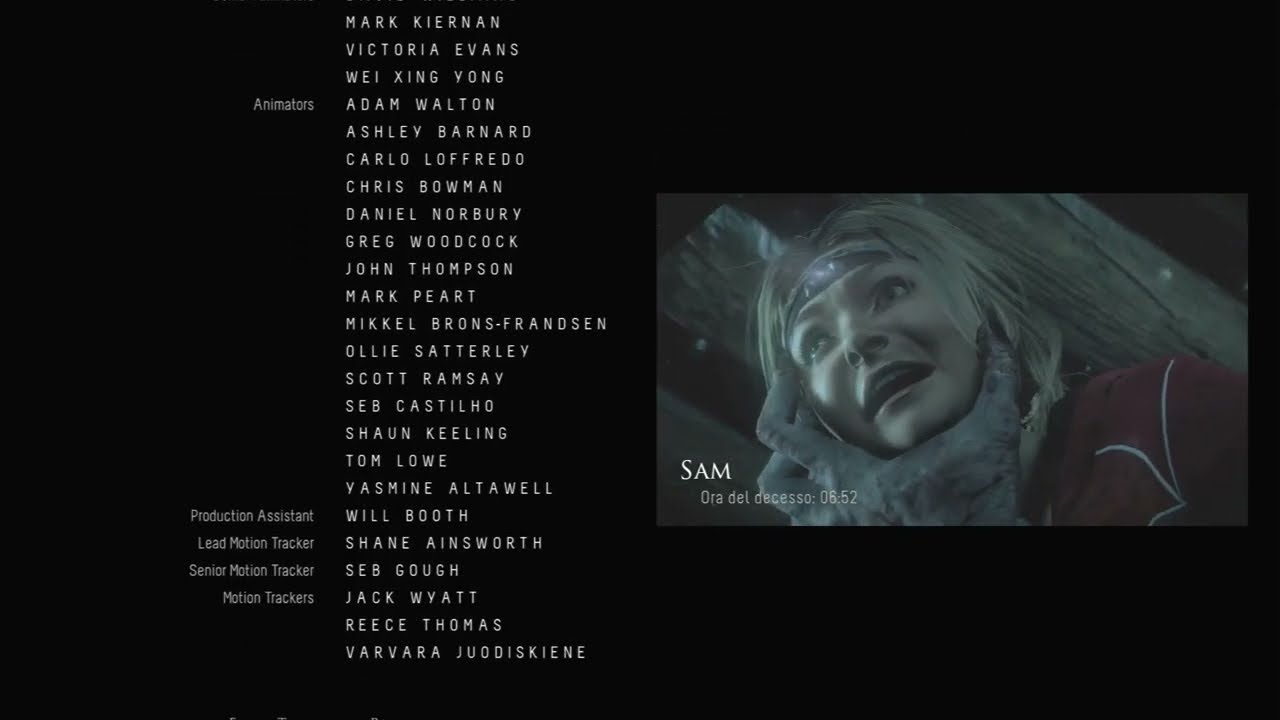Until Dawn 48 RUN SBAGLIATA - EPILOGO - TUTTI MORTI