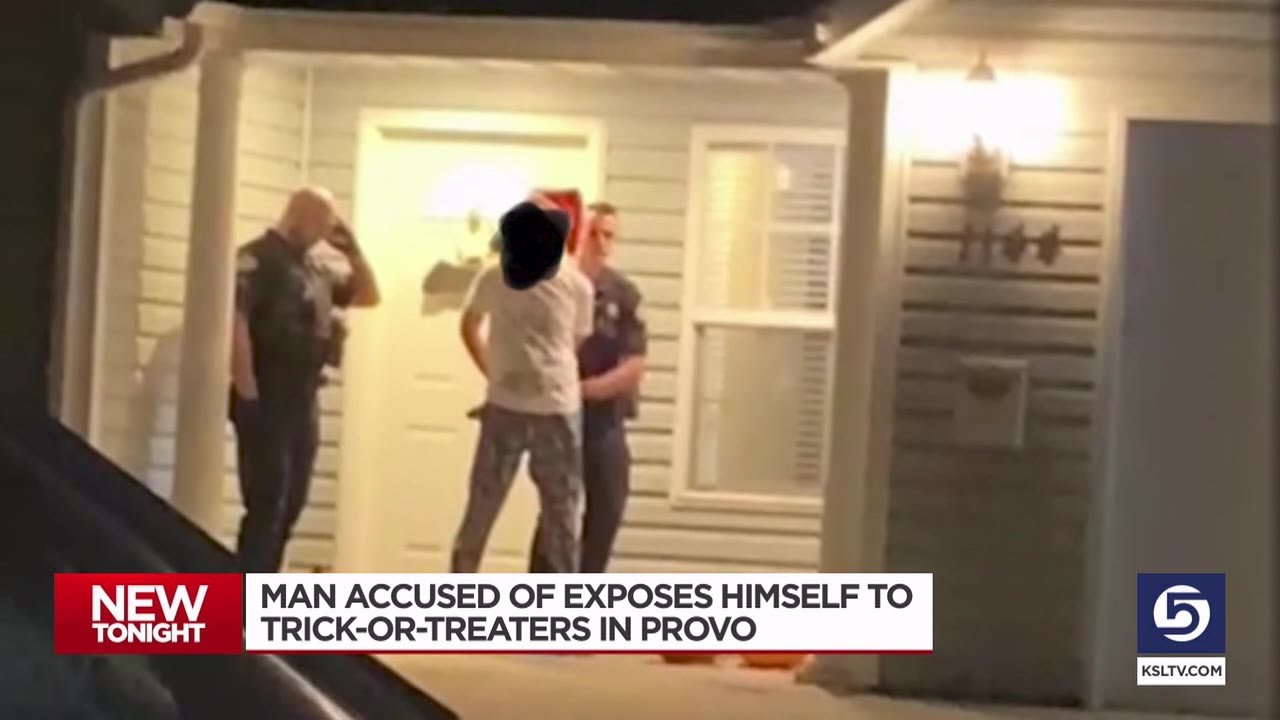 Provo man taken into custody after answering door nude to trick-or-treaters