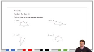 KStevMath - Precalculus Math U See - Review for Test 1 - Lessons 1-7