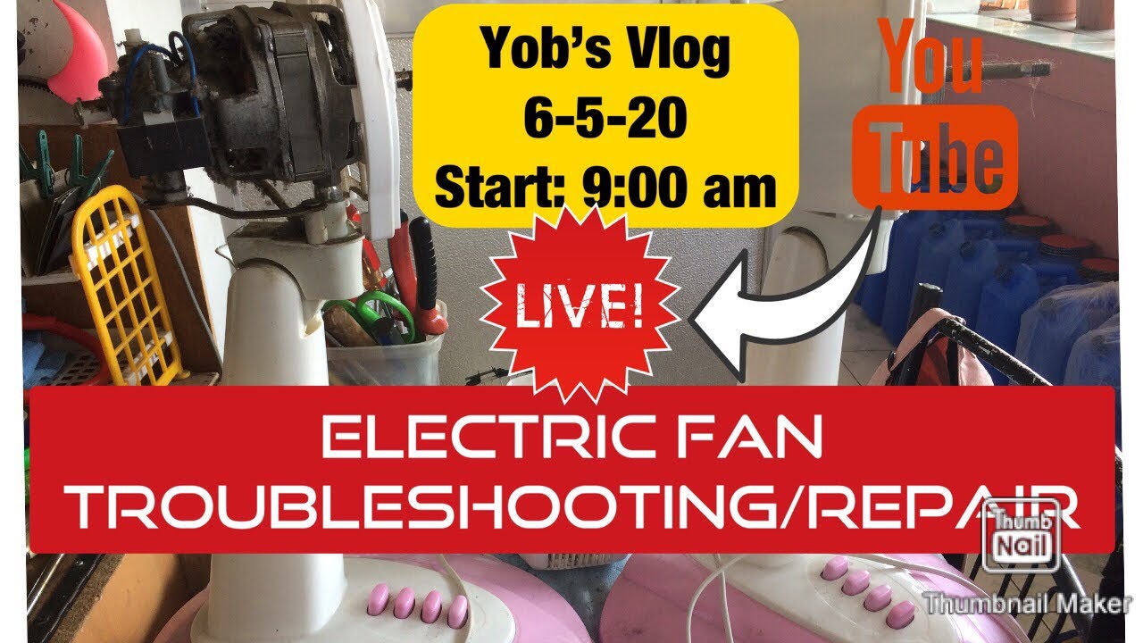 Usapang Senior Electric Fan Troubleshooting & Repair Live YouTube
