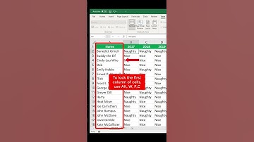 Excel Freeze Panes #shorts #excel