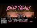 Billy talent   devil on my shoulder live at festhalle frankfurt