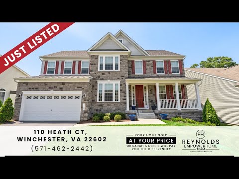 110 Heath Ct, Winchester, VA home video tour