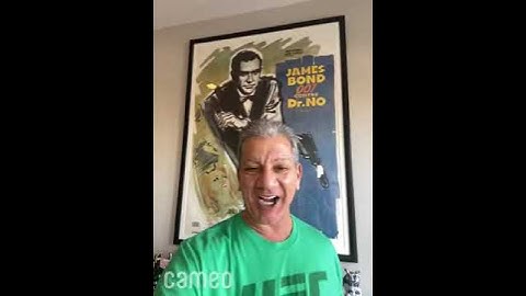 Jimos The Legend is Live!!! Bruce Buffer announcement on cameo