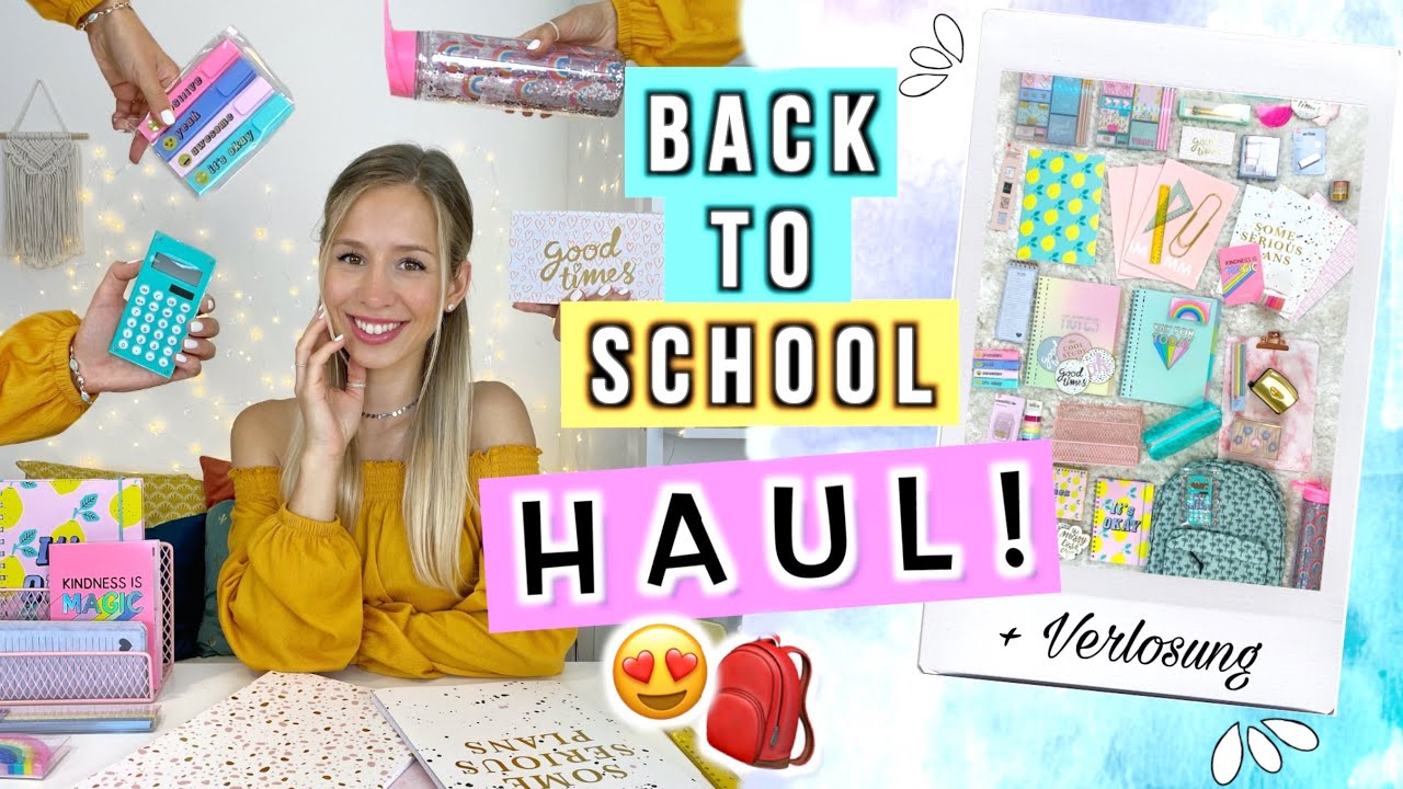 BACK TO SCHOOL SUPPLIES HAUL 3.0 ✏️ Back to School Deutsch 2020 - Cali Kessy