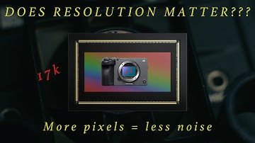 Does higher resolution add more noise... or reduce the noise? (it