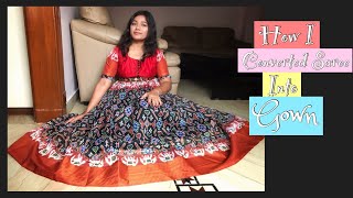 How Did I Convert my ikkat Saree into dress in just 2200RS/-|ఇక్కట్ డ్రెస్